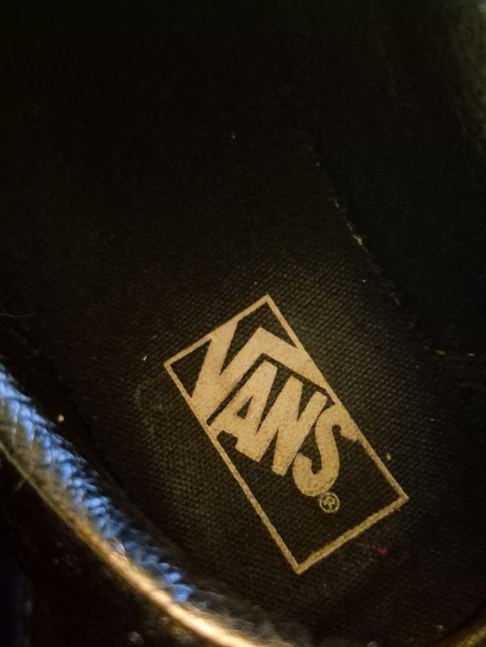 Vans Velvet Upper Sz 9.5 Mens Sz 11 Womens.hobeycomb Sole. - Picture 8 of 16